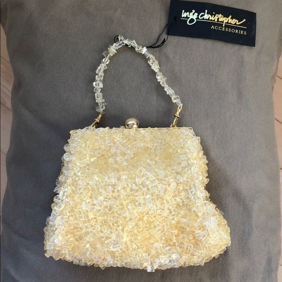 🎉 HP🎉 Citrine Stone Bag by Inge Christopher❤️ - Picture 2 of 5